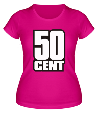 Женская футболка 50 cent