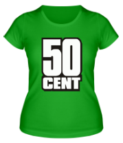 Женская футболка 50 cent фото