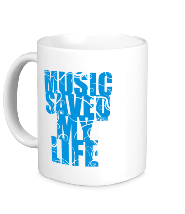 Кружка Music saved my life