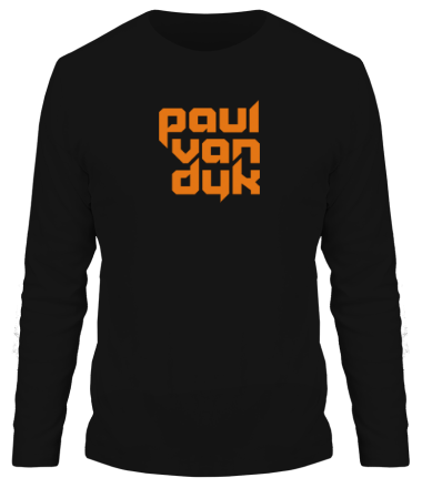 Мужская футболка длинный рукав Paul van Dyk