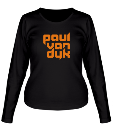 Женская футболка длинный рукав Paul van Dyk