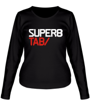 Женская футболка длинный рукав Super tab фото