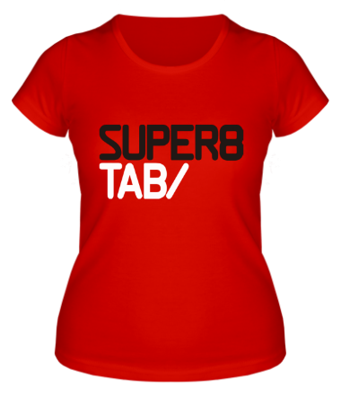 Женская футболка Super tab