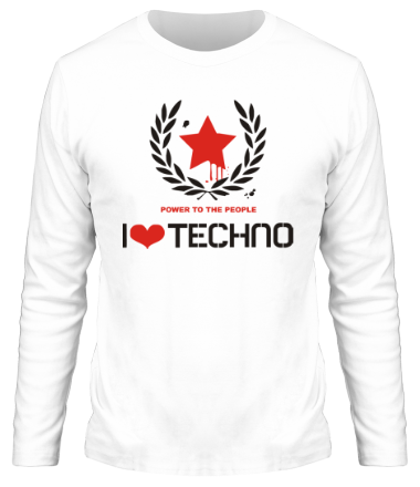 Мужская футболка длинный рукав Techno СССР