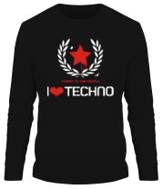 Мужская футболка длинный рукав Techno СССР фото