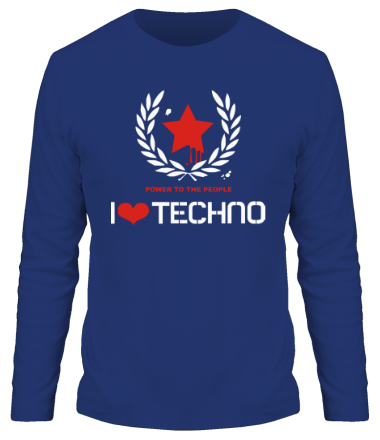 Мужская футболка длинный рукав Techno СССР