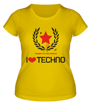 Женская футболка Techno СССР