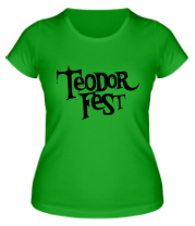 Женская футболка Teodor Fest фото