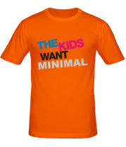 Мужская футболка The Kids want minimal фото