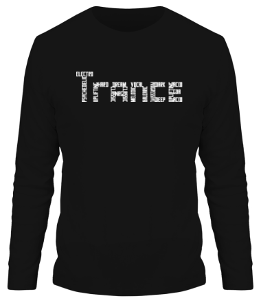 Мужская футболка длинный рукав Trance