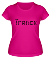 Женская футболка Trance фото