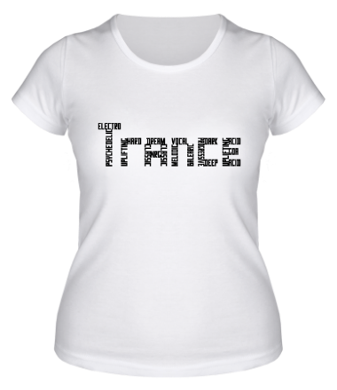 Женская футболка Trance