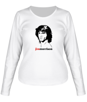 Женская футболка длинный рукав Jimm Morrison фото