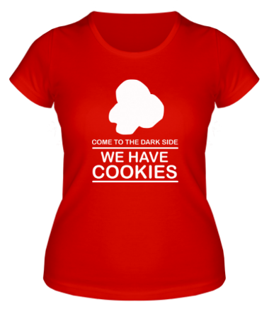 Женская футболка Come to DS we have Cookies