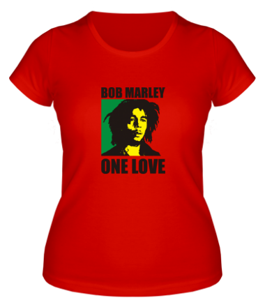 Женская футболка Боб Марли