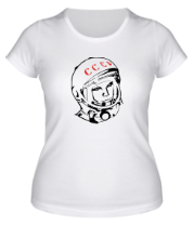 Женская футболка Гагарин фото