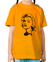 Детская футболка Мерлин Монро фото