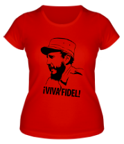 Женская футболка Фидель Кастро фото
