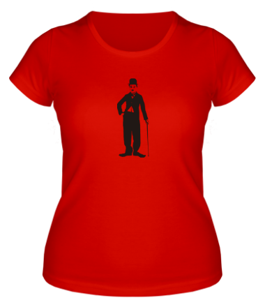 Женская футболка Чарли Чаплин
