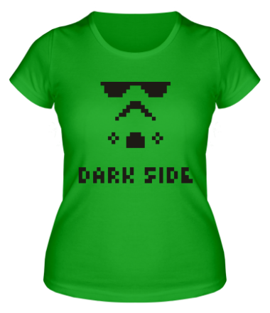 Женская футболка Dark side pixels