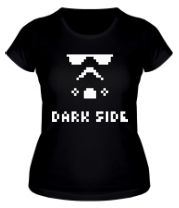 Женская футболка Dark side pixels фото