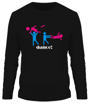 Мужская футболка длинный рукав Dance фото