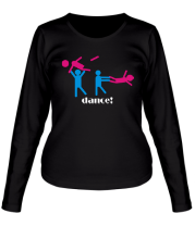 Женская футболка длинный рукав Dance
