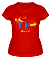 Женская футболка Dance фото