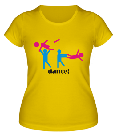 Женская футболка Dance