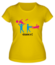 Женская футболка Dance фото