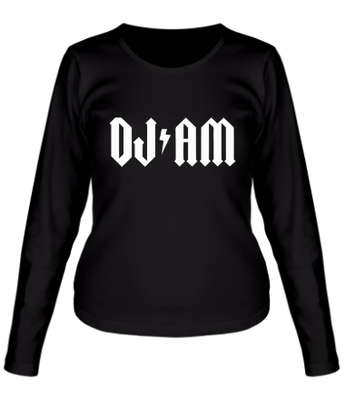 Женская футболка длинный рукав Dj Am