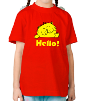 Детская футболка Hello! фото