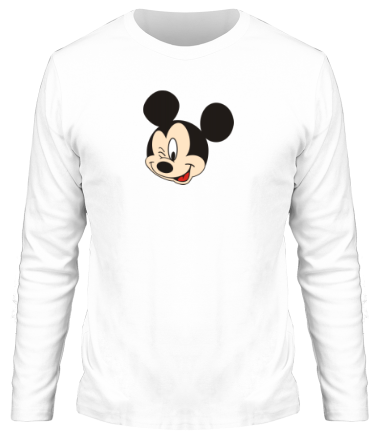 Мужская футболка длинный рукав Mickey Mouse