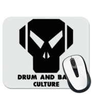 Коврик для мыши Drum and Bass culture фото