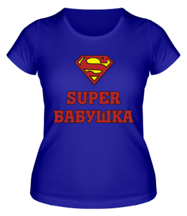 Женская футболка Супер бабушка