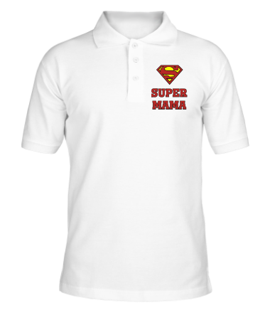 Мужская футболка поло Super Мама