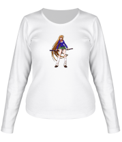 Женская футболка длинный рукав Аниме девушка фото