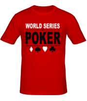 Мужская футболка World series of poker фото