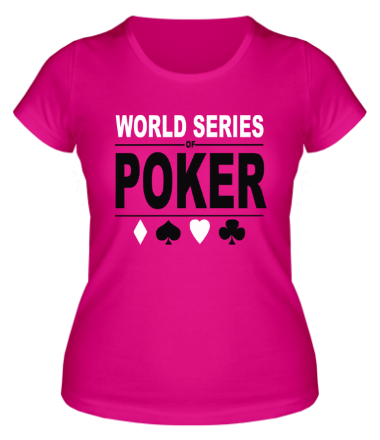 Женская футболка World series of poker