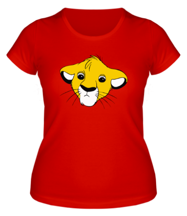 Женская футболка Симба