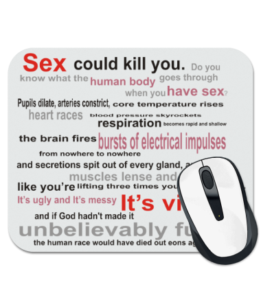 Коврик для мыши Sex could kill you