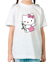 Детская футболка Китти-амур фото