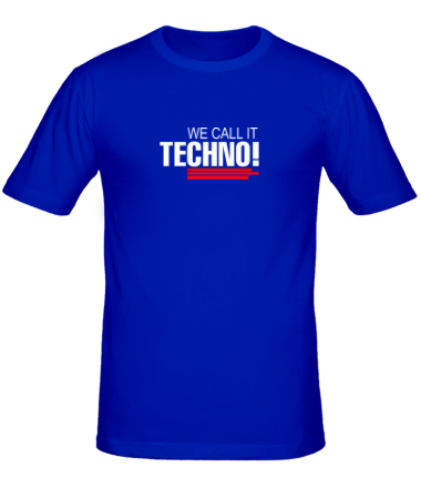 Мужская футболка We call it Techno 