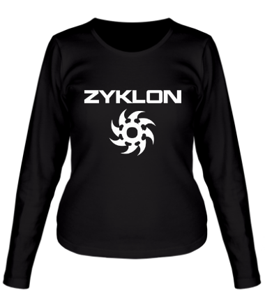 Женская футболка длинный рукав Zyklon