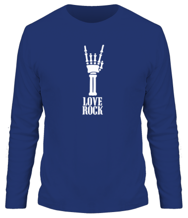 Мужская футболка длинный рукав Love-rock