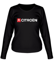 Женская футболка длинный рукав Citroen фото