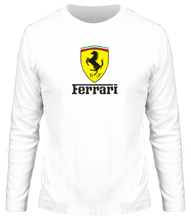 Мужская футболка длинный рукав Ferrari
