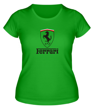 Женская футболка Ferrari