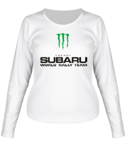Женская футболка длинный рукав Subaru фото