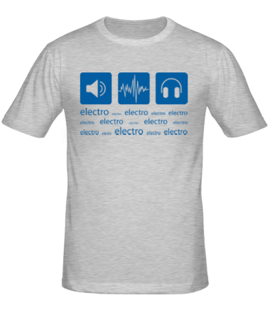 Мужская футболка Electro